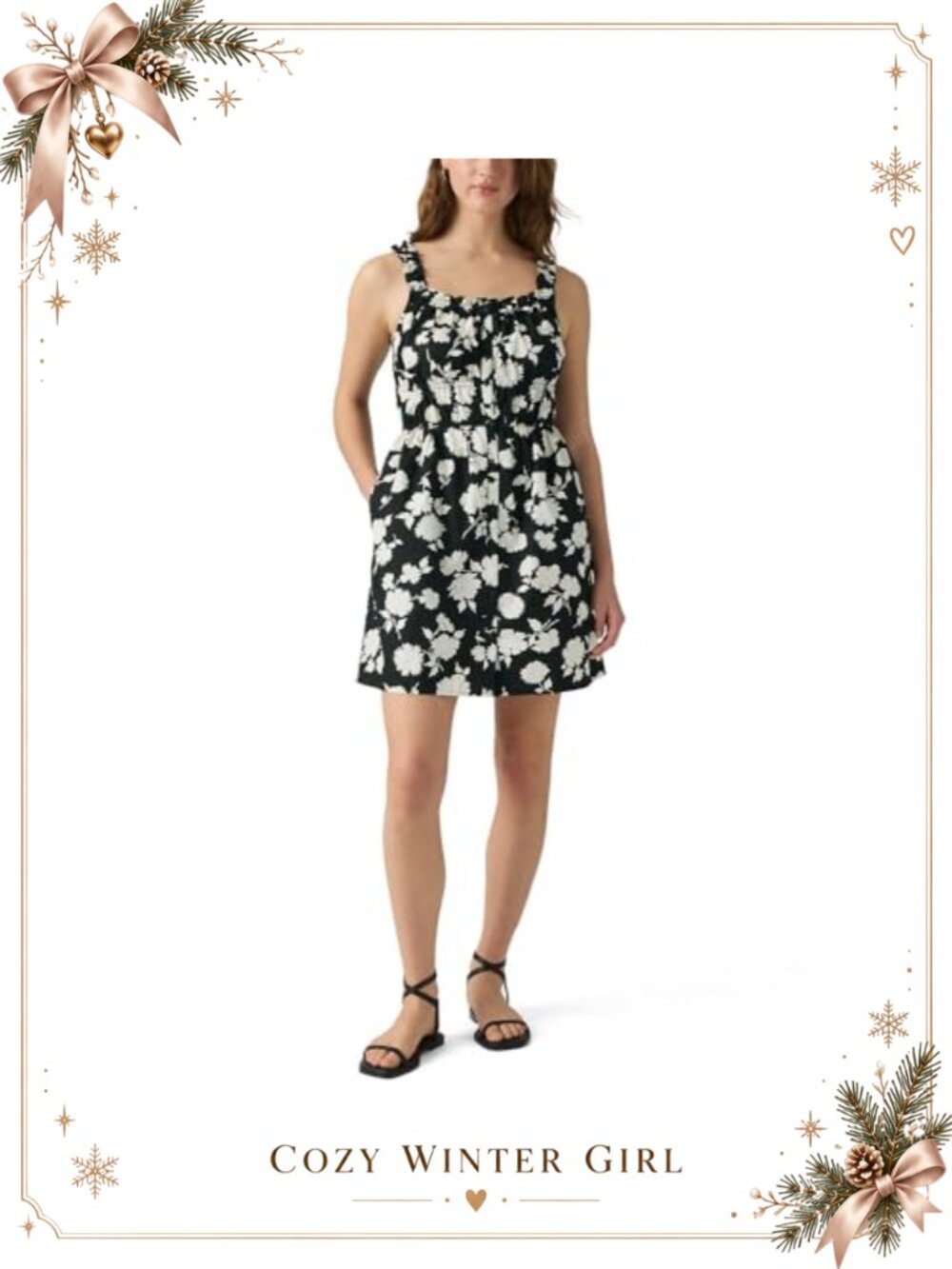 Levi's Vera Waisted Mini Dress Button-Up Ruffle Hem A-Line Casual